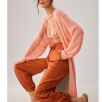 Anthropologie Duster Kimono Cardigan Pink One Size Boho Soft Lightweight OS Photo 1