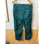 Anthropologie  Teal Camouflage Austin Straight Cargo Pants - Size - 29 Photo 2