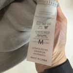 Mono B Gray Short Sleeve Hoodie Top Size M Raglan Pullover Cropped Comfy Soft Size M Photo 4