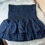 BB Dakota  Connect the Dots Smocked Polka Dot Skirt Size Large Photo 1