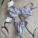 Good American Silver Bikini Set NWT!! Photo 3