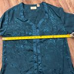 Victoria's Secret Victoria’s Secret Vintage Gold Label Blue Floral Kimono Button-down Pajama Top Photo 8