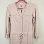 Aerie  Denim Long Sleeve Utility Twill Jumpsuit Size‎ XS Photo 4