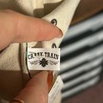 Crazy Train  Southwestern Aztec Print Fringe Duster Length Silver Stud Detail Photo 5