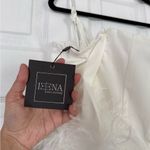 Mac Duggal  Long Off Shoulder Feathers Formal Bridal Gown Photo 11