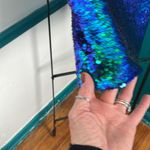 Blue and green iridescent, sequin dress, sexy, mermaid, pencil skirt Photo 4