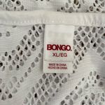 Bongo White Summer Overlay Beach V-neck Elastic Waist Kaftan Cover Up SZ XL Photo 7