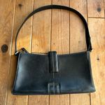 DKNY Black Leather Shoulder Bag Photo 0