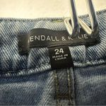 Kendall + Kylie  Light Wash Denim Zipper Mini Skirt Womens 24 Blue Photo 4