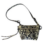 Rebecca Minkoff  NWT Hayden Belt Bag Butter Snake Embossed Leather Crossbody Photo 0