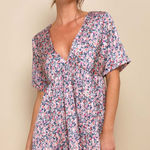 Lulus Express Yourself Blush Pink Floral Print Satin
Babydoll Dress Photo 0
