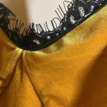 Cynthia Steffe Black lace Gold velvet dress Size 8 Photo 5