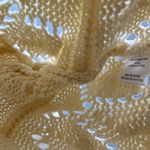 TALULAH  Cream Open-Knit Women's  cropped cardigan L slouchy oversized sleeves Photo 9