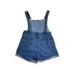 SheIn Denim Blue Jean Shorts Overalls Jumpsuit Women's Size L Photo 1