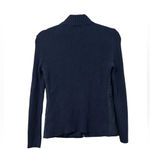 Croft & Barrow NWOT NAVY BLUE PUFFER SWEATER JACKET Photo 1