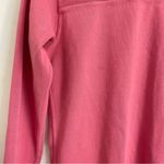 Imogene and Willie Varsity Pullover Sweatshirt Pink Dusty Rose Cotton Crewneck S Photo 9