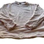 J.Crew POINT SUR Sweatshirt Dolman Mock Neck Pink size Small French Terry Photo 3