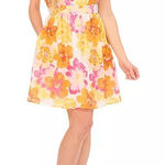 Cece Women’s‎ Floral Dress Puffy Sleeves Size S MSRP $ 129 NWT Pink Photo 0