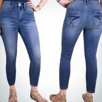 Seven7  Tummyless Skinny Ankle Jeans 4 26x25 Aurora MY1466 Photo 1