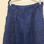 Farm Rio  Embroidery Pineapple Eyelet High Waist Wide Leg Pants Sz Medium NWT Photo 5