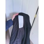 OAK Designer Luxury Waterfall Wool Drape Winter Coat Medium Black Heavy Weight Photo 7