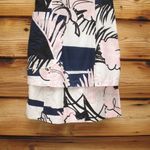 Blue Pink Silk Cotton Blend Designer Dress White Size 2 Photo 3