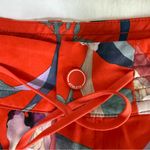 Athleta Women's Hudson Board Shorts Tropical Size 8 Orange Iris Garden Swim Photo 1