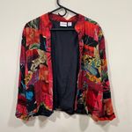 Chico's EUC Chico’s 100% Silk Open Cardigan Size Large boho colorful Photo 0