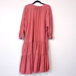 ZARA Plumetti Textured Dot Midi Swing Dress Medium Photo 6