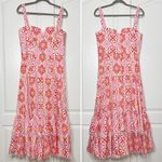 NWOT Borgo de Nor Clio Sweetheart Midi Dress in Palermo Pink Size 10 US (14 UK) Photo 5