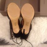 BCBGMAXAZRIA 💕💕 Myah Embroidered Faux Suede Heel Sandals 9 New in Box Photo 5