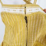 The Great The Laurel Dress Cotton Sundress Stripe Size 0 Gold Photo 8