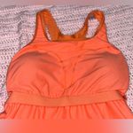 Adidas  Orange Athletic Tank Top Swimwear size S Photo 1
