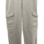 Wilfred Aritzia Free Women 4 Modern Cargo High Rise Cotton Twill Pants Cream Y2K Photo 0