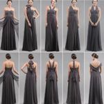 BHLDN Anthropologie Annabelle Convertible Tulle Dress Size 16. B18 Photo 3