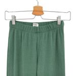 Aritzia ‎ Sunday Best Tate Pants High-Waisted Flare Ribbed Stretch Green Size XS Photo 1