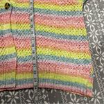 Adyson Parker Spring Lilac‎ Combo Multicolor Knit Cardigan Sweater Size 1X Pink Photo 9