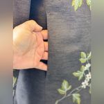 Dress Barn 100%Silk Floral Embroidered Long Coat Size 1X Photo 7