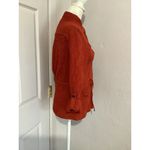 Anthropologie Saturday Sunday  Burnt Orange Full Zip 100% Cotton Jacket XS Photo 4