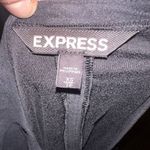 EXPRESS  fringe western suede black v-neck cowboy blouse Photo 2