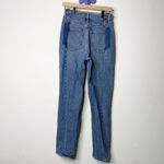 Abercrombie & Fitch 28/6 Short 90s Straight High Rise Jeans Medium Wash Curve Photo 3