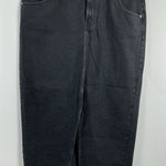 ASOS Womans Excellent Cond. Design Long Jean Skirt 16 Curve Black Slit 0069/X-2 Photo 0