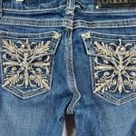L.A. Idol Bling USA Y2K Bootcut Juniors Cropped Jeans Pocket Size 1 Blue Photo 4
