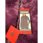 Original Use Original Reversible Faux Fur Vest Sleeveless Plush Purple Vest Size M Photo 1