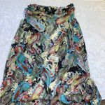 Accents by Lavello Women's Convertible Paisley Chiffon Vest, Kimono One Size Blue Size undefined Photo 6