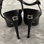 Gucci Authentic Black Leather Betsey Ankle Strap Heels Shoes Sz 36 Photo 7