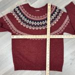 Weatherproof Vintage Fairisle Pullover Sweater Chili Red Small Photo 10