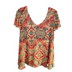 Show Me Your Mumu  tunic swing top, colorful, excellent condition size L Photo 2