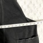 Aerie Dark Gray Denim Raw Hem Sleeveless Boho Casual Overalls Romper L Photo 4