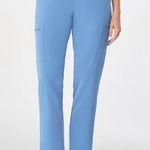 FIGS High Waisted Dowa Scrub Pants in Ceil Blue, Size Medium Photo 0